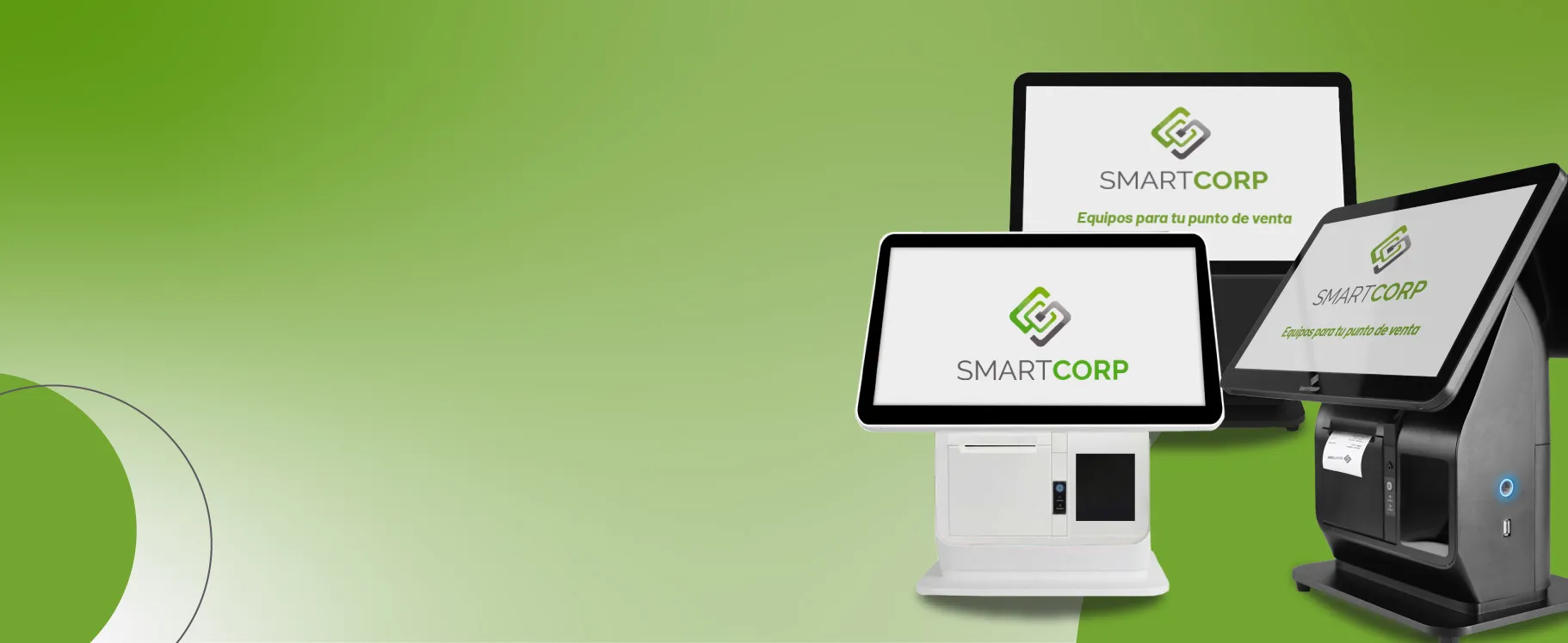 Terminales punto de venta SmartCorp de una y dos pantallas